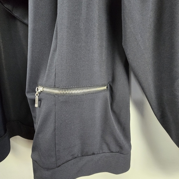 JESSICA LONDON Stretchy Cardigan Black Womens Size 24 Office Layering Minimalist - Picture 4 of 16